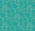 Contour Wallpaper - Ohpopsi - Turquoise & Lemon