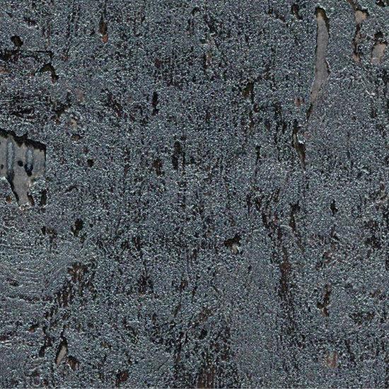 Cork Metallic Wallpaper - Black/Silver
