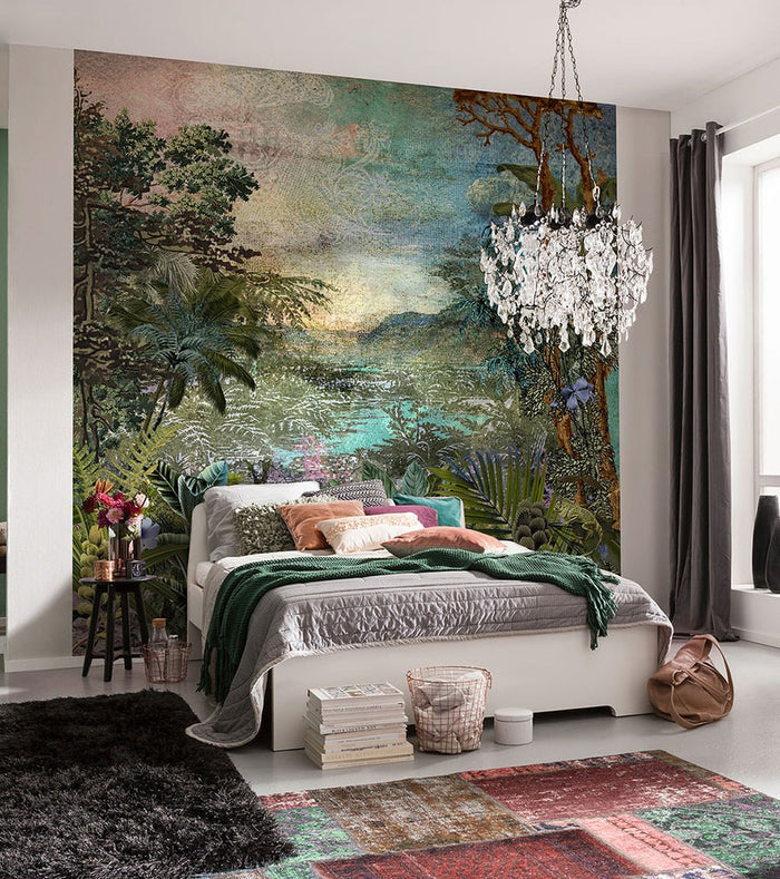 Cours Fluvial - Custom Sized Wallpaper Mural (per m2)