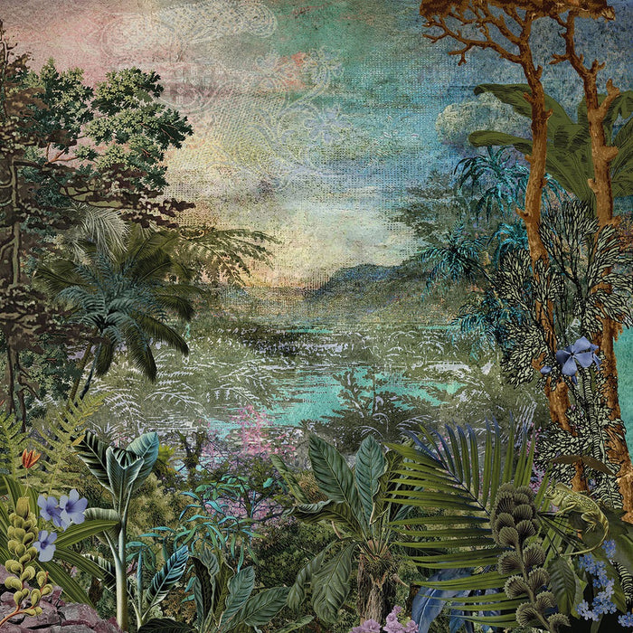 Cours Fluvial - Custom Sized Wallpaper Mural (per m2)