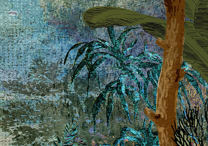 Cours Fluvial - Custom Sized Wallpaper Mural (per m2)