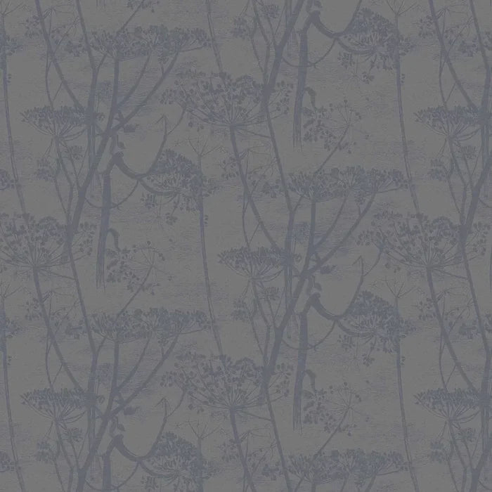 Cow Parsley Wallpaper - Charcoal