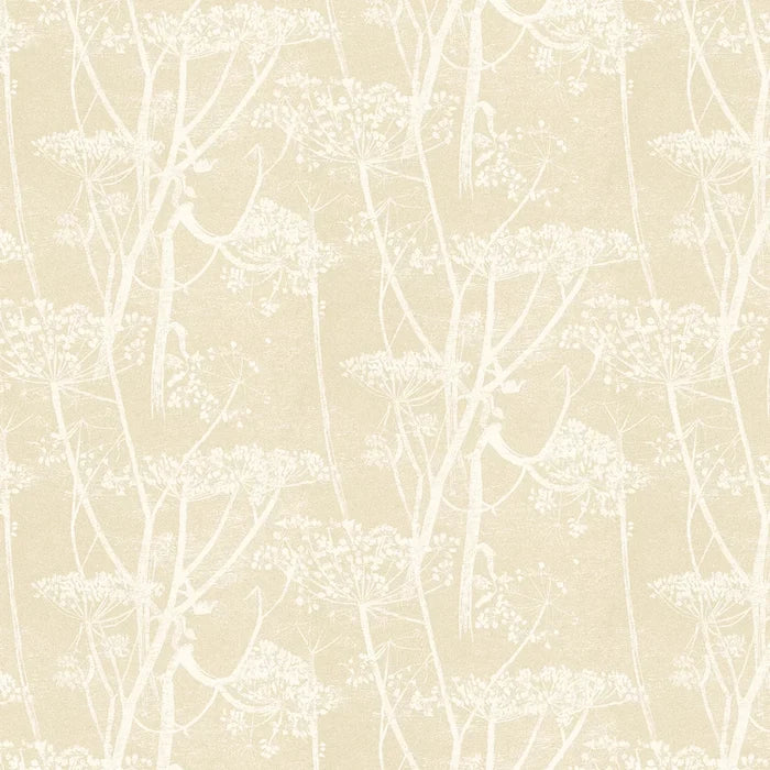 Cow Parsley Wallpaper - Cream/Oatmeal