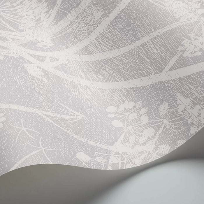 Cow Parsley Wallpaper - Soft Lilac