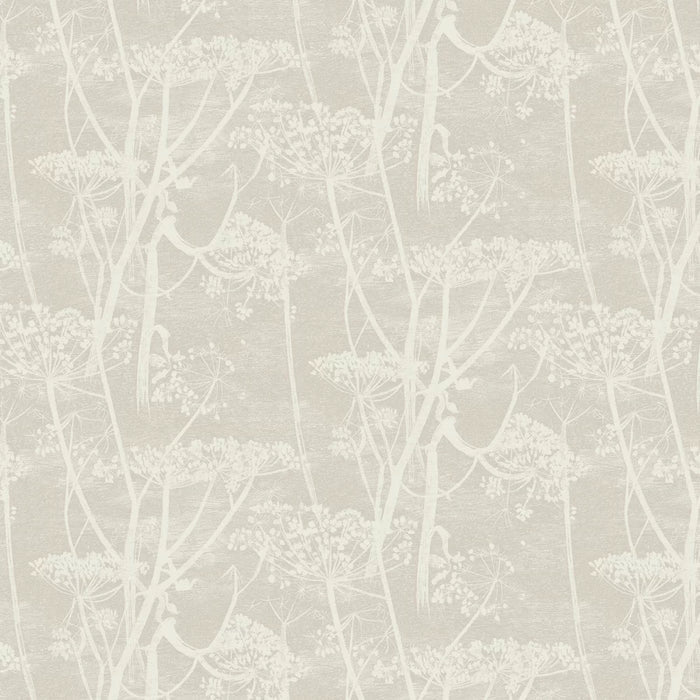 Cow Parsley Wallpaper - Taupe