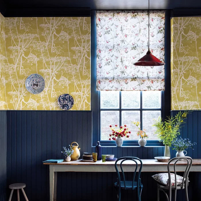 Cow Parsley Wallpaper - Yellow Citrus