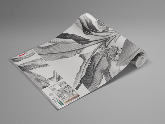 Croissances Monochrome - Custom Sized Mural Wallpaper (per m2)