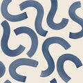 Curly Confetti Wallpaper - Navy