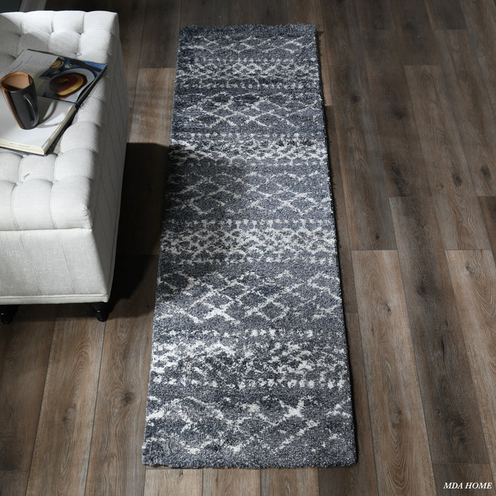 Daku Grey/White Runner - Adams Furniture