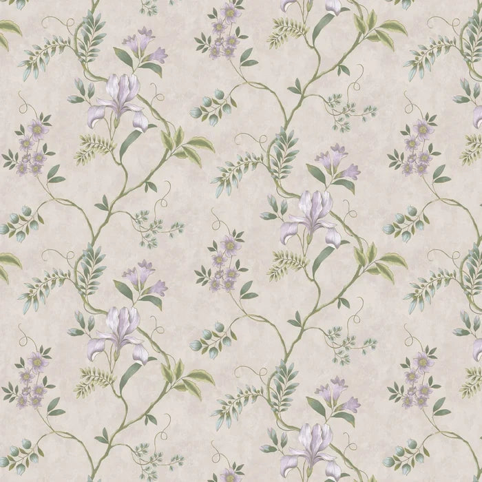 Dancing Iris Wallpaper – Mauve