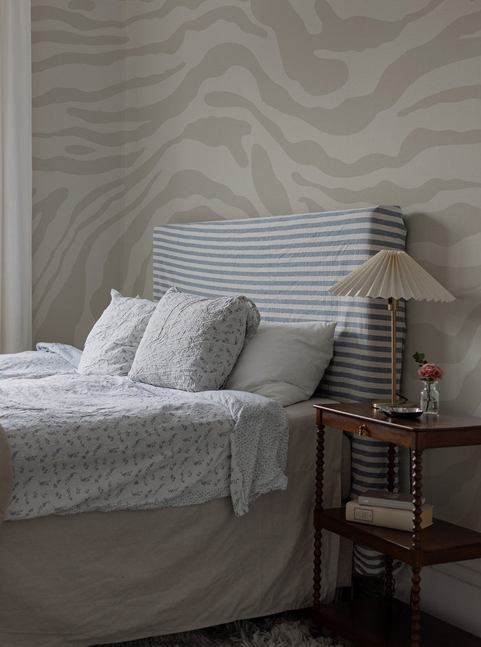 Date Night - Custom Sized Wallpaper Mural (per m2) - Beige