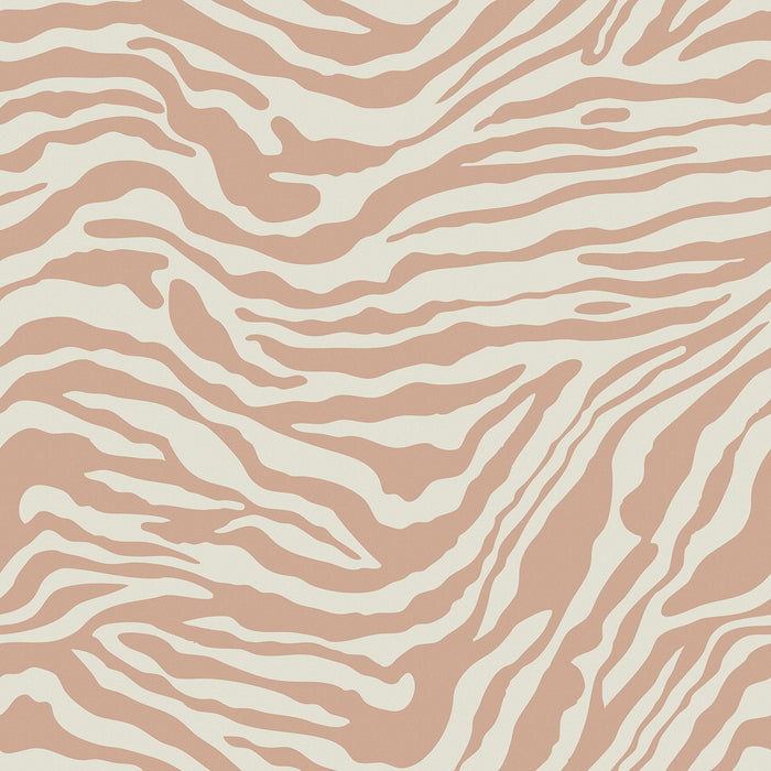 Date Night - Custom Sized Wallpaper Mural (per m2) - Dusty Orange