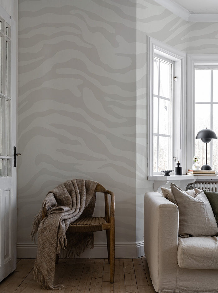 Date Night - Custom Sized Wallpaper Mural (per m2) - Grey