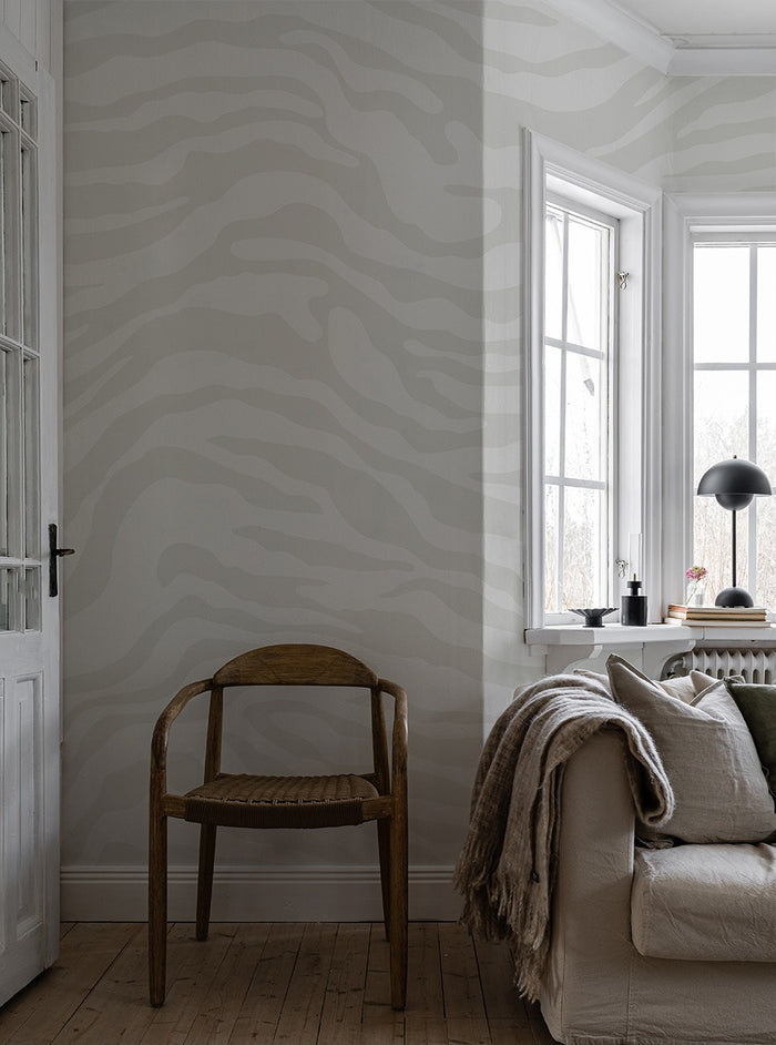 Date Night - Custom Sized Wallpaper Mural (per m2) - White