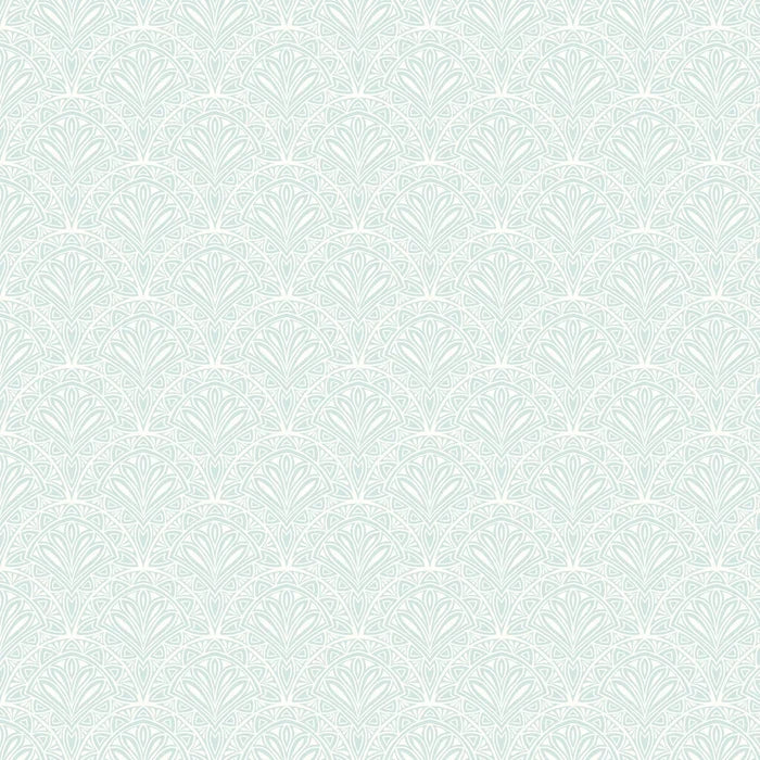 Deco Fan Wallpaper - Blue