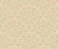 Deco Fan Wallpaper - Gold