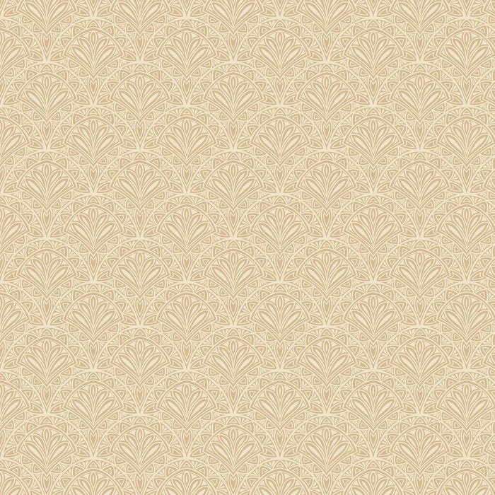 Deco Fan Wallpaper - Gold