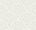 Deco Fan Wallpaper - Grey