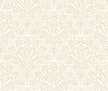 Deco Fan Wallpaper - Natural