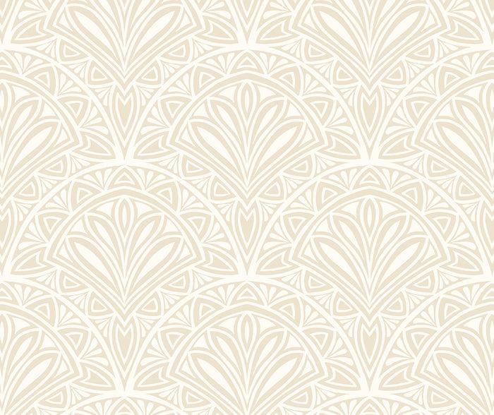 Deco Fan Wallpaper - Natural