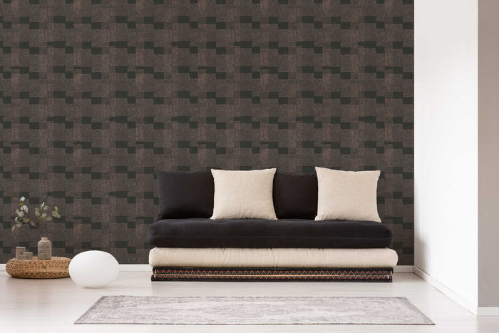 Desert Lodge Vinyl Wallpaper - Dark and Moody