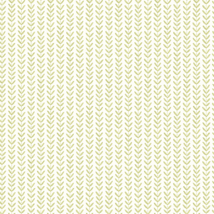 Ditsy Leaf Stripe Wallpaper - Apple
