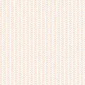 Ditsy Leaf Stripe Wallpaper - Apricot