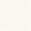 Ditsy Leaf Stripe Wallpaper - Linen