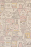 Dollhouse Wallpaper - Soft Wool White