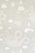 Dragon Sky Wallpaper - Grey
