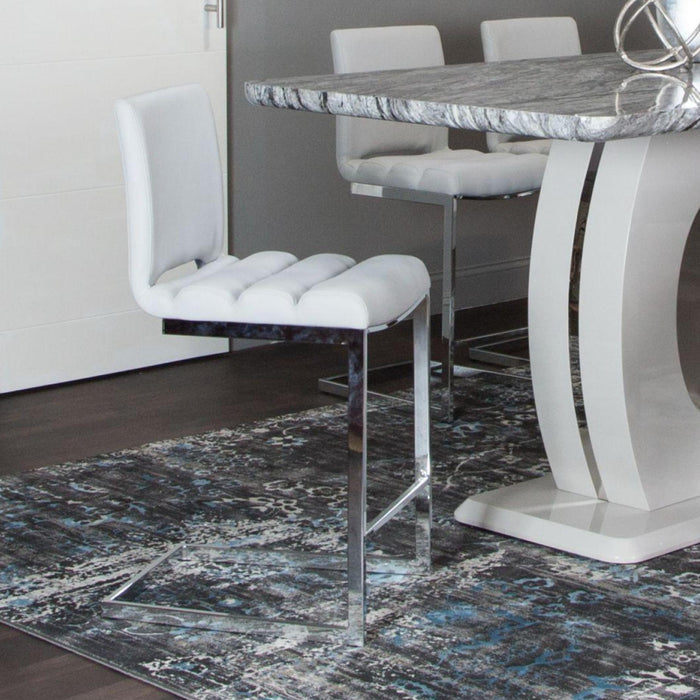 Dyane Light Grey Stool (Set of 2) - Adams Furniture
