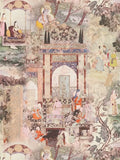 Echoes of Heritage - Vintage Wallpaper - Beige
