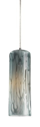 Elk 551-1MD 1-Light Pendant In Satin Nickel with Maple Dusk