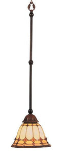 Elk 648-Bc Diamond Ring 1-Light Pendant, 30-Inch, Burnished Copper