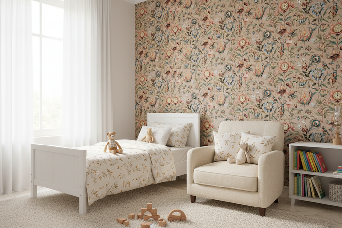 Kids room with Elysium Wallpaper