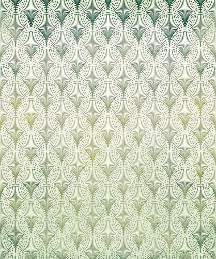 Emerald Radiance - Custom Sized Wallpaper Mural (per m2)