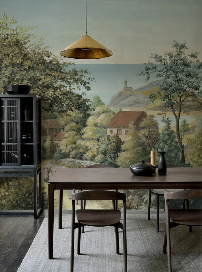 English Countryside - Custom Sized Wallpaper Mural (per m2)