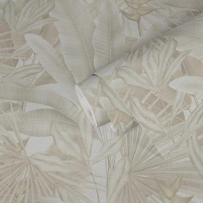 Exotic Jungle Wallpaper - Beige
