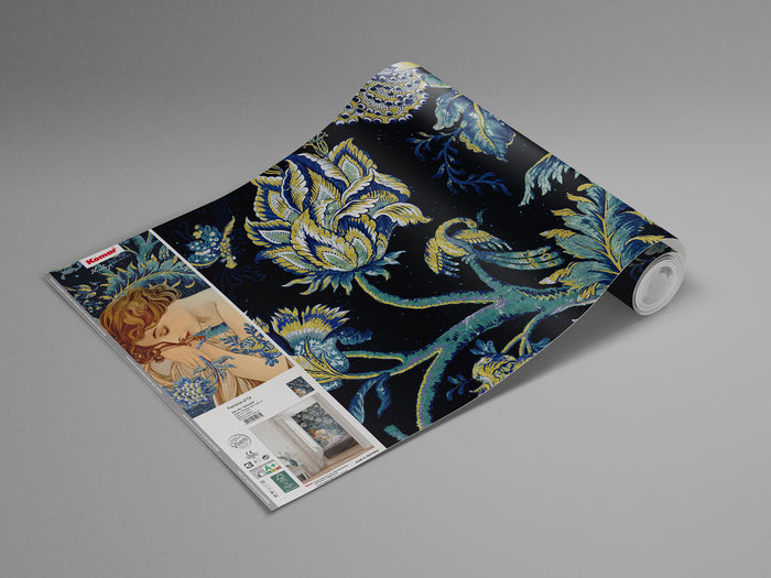 Femme d'Or - Custom Sized Wallpaper Mural (per m2)