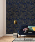 Feuille d'Or - Custom Sized Wallpaper Mural (per m2)