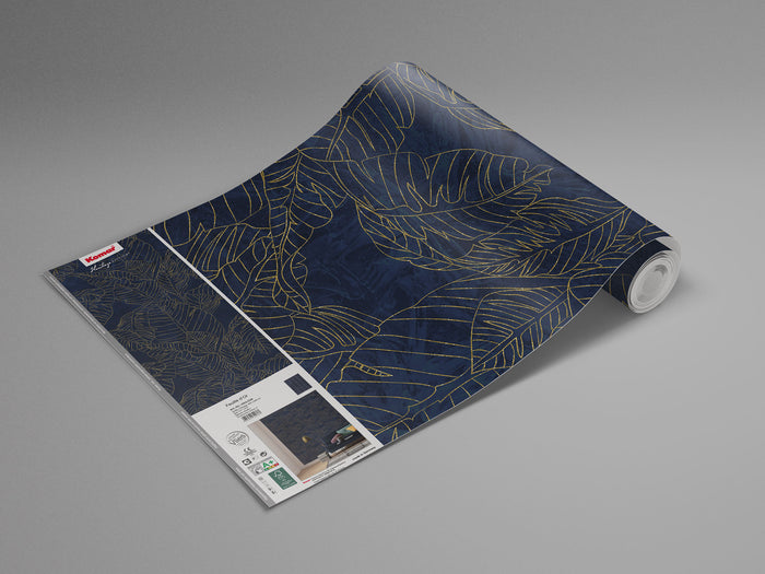 Feuille d'Or - Custom Sized Wallpaper Mural (per m2)