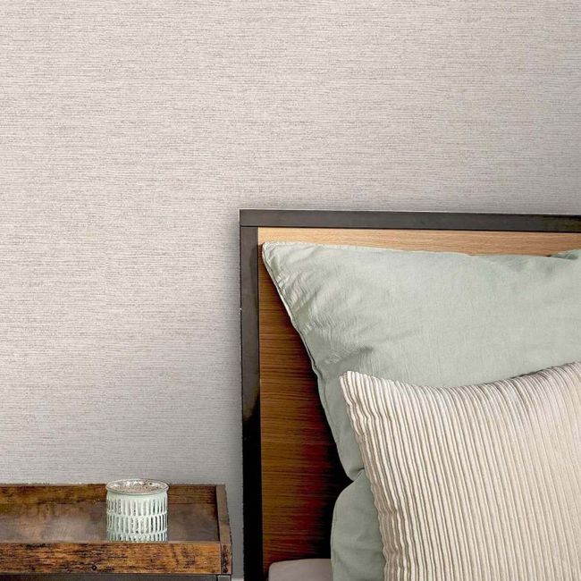 Fiji Plain Texture - Linen Almost Silver- Last 16 Rolls