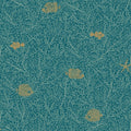 Fish and Chips Wallpaper - Turquoise - Discontinuing