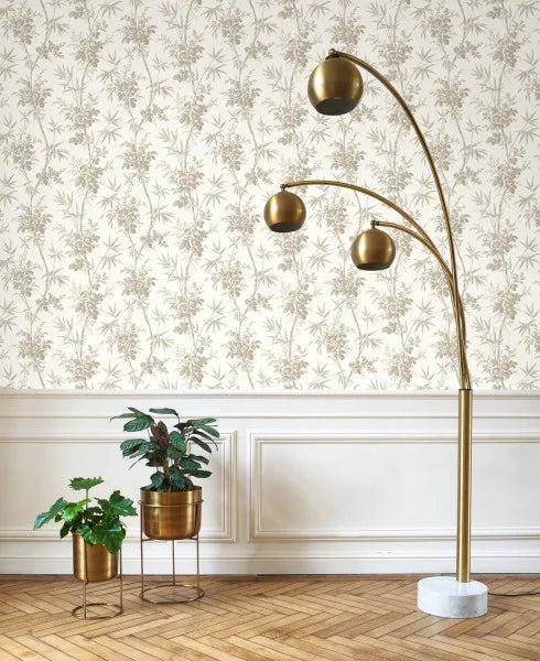 Flanerie Wallpaper - Taupe