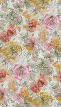 Floating Floral Hybrid Mural Wallpaper