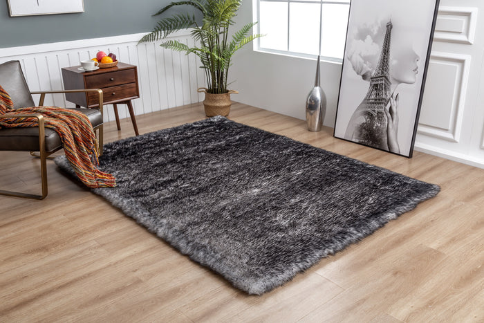 Flokati 5x7 Area Rug - Adams Furniture