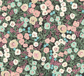 Flora Ditsy Wallpaper - Midnight