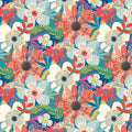 Floral Riot Wallpaper - Ohpopsi - Indigo
