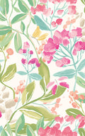 Florence Floral Riot Wallpaper - Pastel Mix