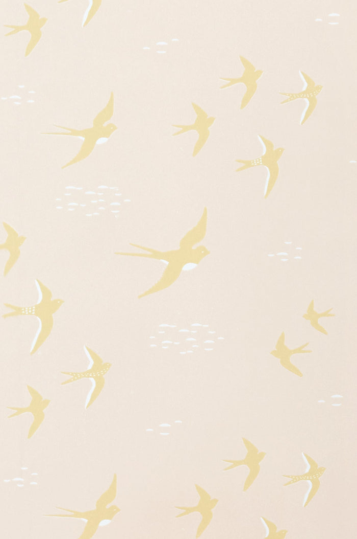 Follow The Wind Wallpaper - Pale Pink